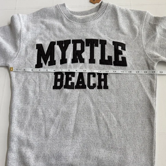 New NEW YORK POPULAR Myrtle Beach South Carolina Crewneck Sweatshirt SIZE S - Picture 3 of 9